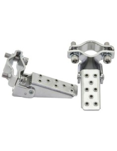 Steel Foldable Fork Step Chrome.